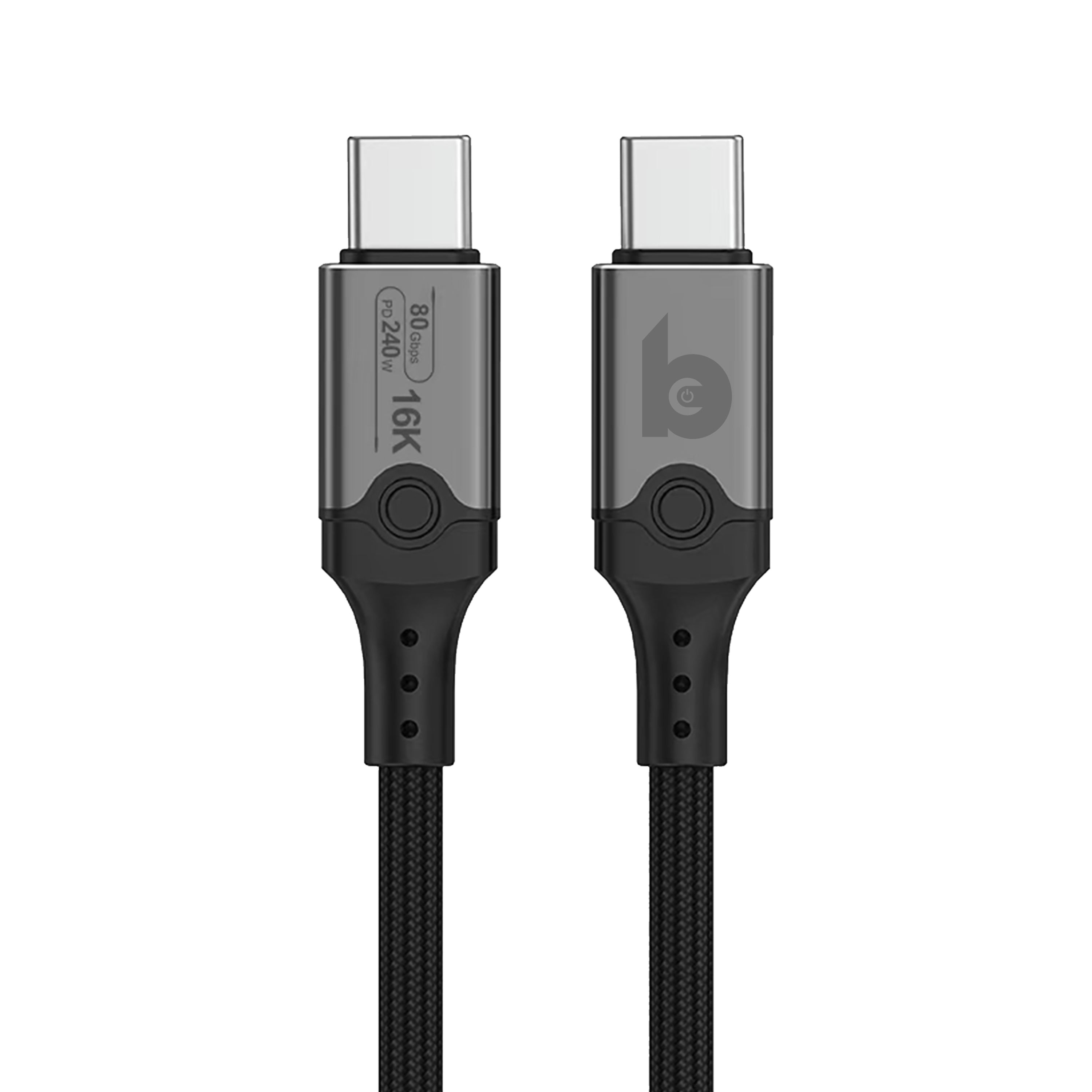 Thunderbolt 5 kabel met 240W snelladen en 80Gbps datasnelheid – ideaal voor professionals