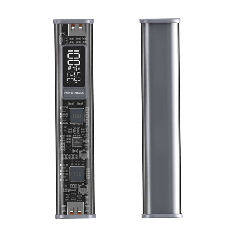 Banky laptop powerbank 20.000mAh, slim ontwerp met display en 100W laadsnelheid