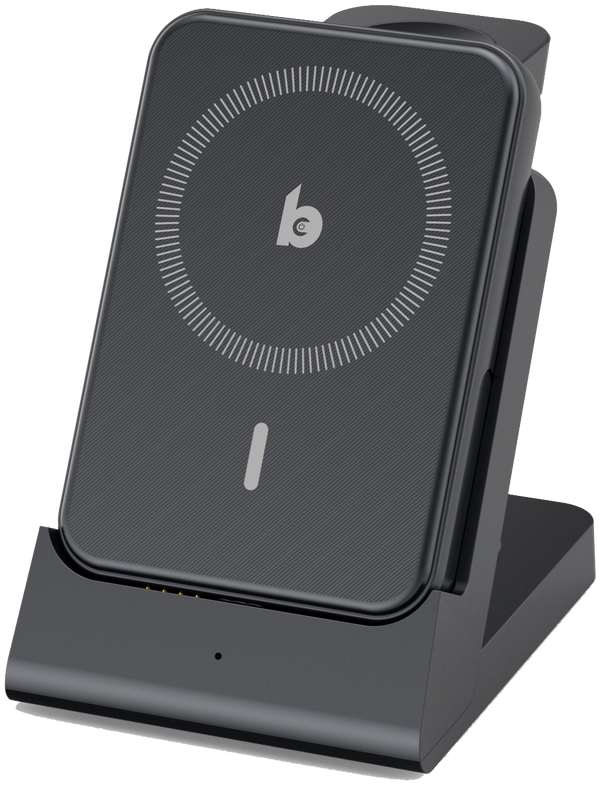 Banky MagSafe powerbank 5.000mAh, 3 in 1 draadloos oplaadstation voor je iPhone