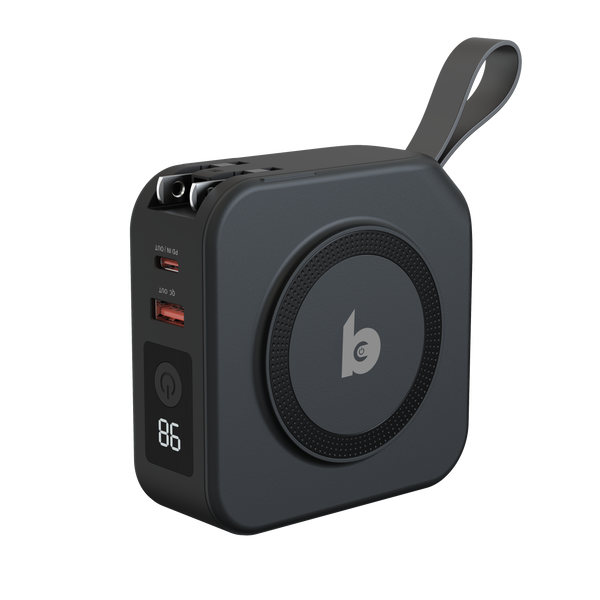 Travel Powerbank 5 in 1 10.000 mAh 22,5W met wereldstekker