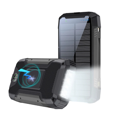 solar powerbank 30000 mah draadloos laden review