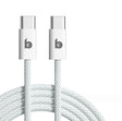Banky 65W USB-C snellaadkabel in wit nylon