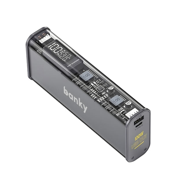 Banky laptop powerbank 20.000mAh met 100W USB-C voor het laden van je laptop