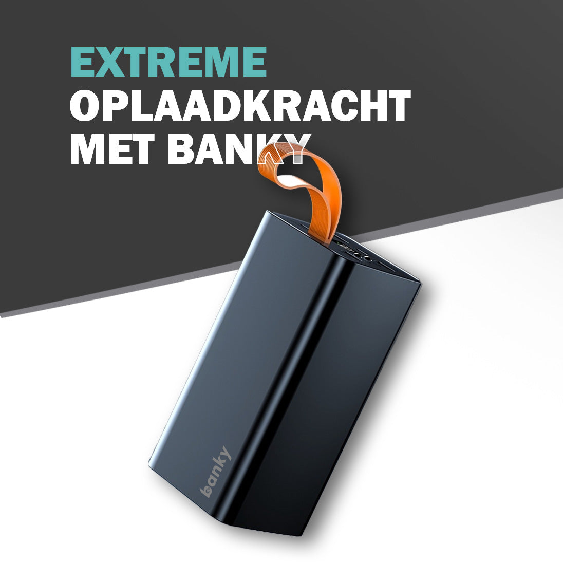 Banky laptop powerbank 50.000mAh met 100W extreme oplaadkracht voor Apple en MacBook