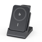 Banky MagSafe powerbank 5.000mAh, 3 in 1 draadloos oplaadstation voor je iPhone