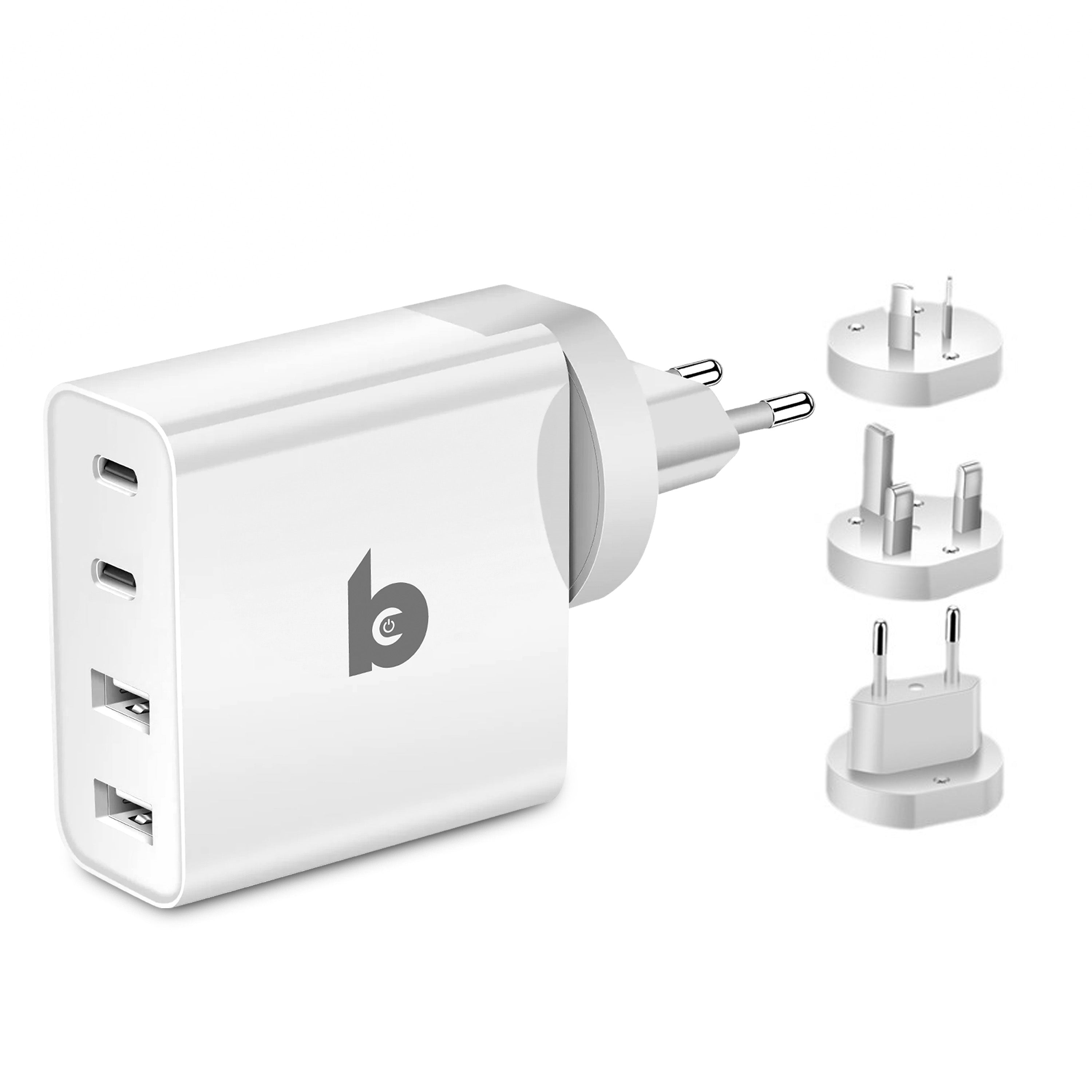 Banky 100W wereldstekker en oplader in één met universele stroomplugs