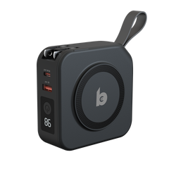 Travel Powerbank 5 in 1 10.000 mAh 22,5W met wereldstekker
