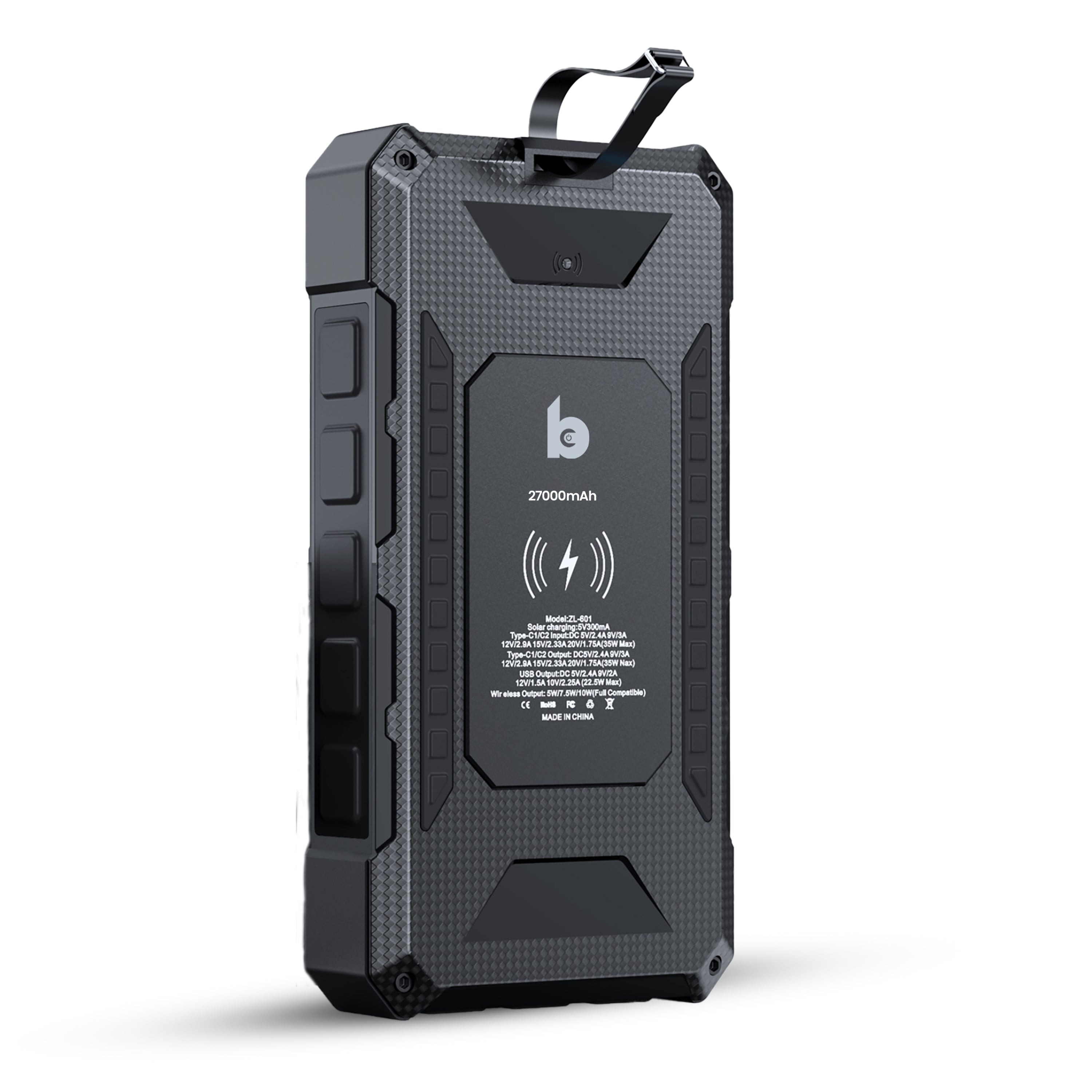 solar powerbank draadloos snelladen